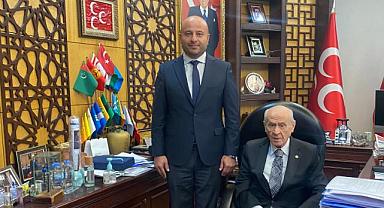 MHP Sakarya İl Başkanı Oğuz Alkaş’tan Genel Başkan Dr. Devlet Bahçeli’ye Ziyaret