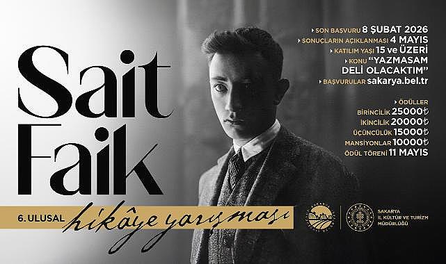 6. Ulusal Sait Faik Hikâye Yarışması Başlıyor