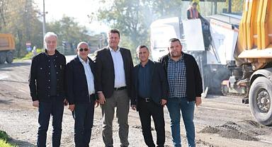 Akyazı-Küçücek Yolu Yenileniyor