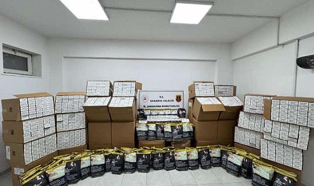 Jandarmadan Hendek’te yasak tütün operasyonu 