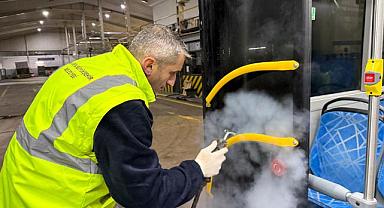 Büyükşehir’in Toplu Taşıma Araçlarında Hijyen Önceliği En Üst Seviyede