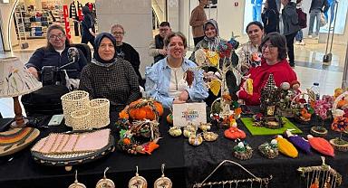 Engelsiz Hobi Atölyelerinin El Emeği Ürünleri Agora AVM’de Sergilendi