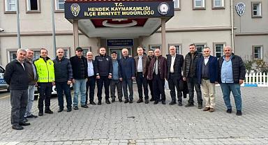 HENDEK ORDULULAR DERNEĞİNDEN EMNİYET VE JANDARMAYA ZİYARET