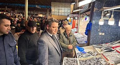 KAYMAKAM GÖKPINAR PAZARYERİNİ ZİYARET ETTİ