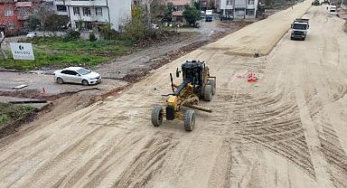 Şehir Merkezinin Beklediği Bağlantı Yolunda Üstyapı Çalışmalarına Geçildi