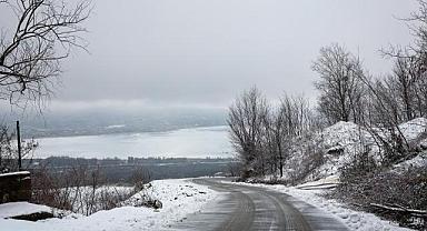 Beyaz örtü Sapanca Gölü’nü besleyen derelere can oldu