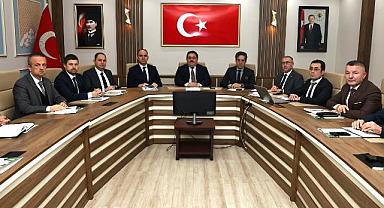 İlçe Müdürleri, İl Milli Eğitim Müdürlüğünde toplantı yaptı.