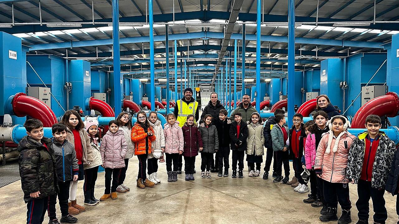 Minikler, Hızırilyas İçmesuyu Tesisine Hayran Kaldılar