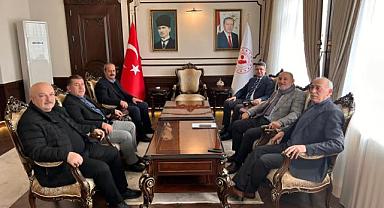 Başkanlardan Kaymakam Gökpınar'a ziyaret