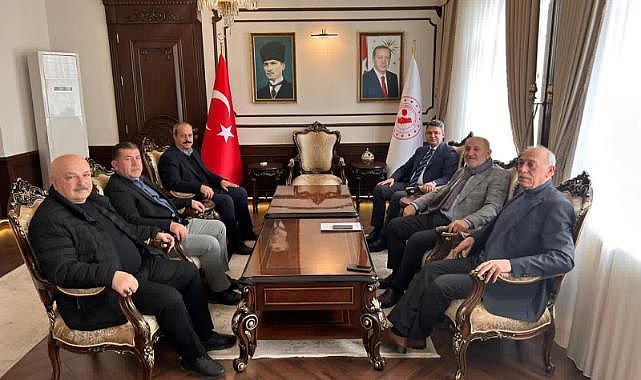 Başkanlardan Kaymakam Gökpınar'a ziyaret