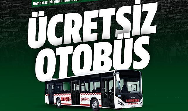 Büyükşehir'den Sakaryaspor Maçı İçin Ücretsiz Ring Seferi