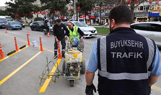 Büyükşehir’den şehir merkezinde motosikletler için düzenli park alanları