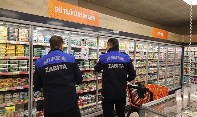 Büyükşehir zabıtasından ramazan öncesi fiyat ve ürün denetimi