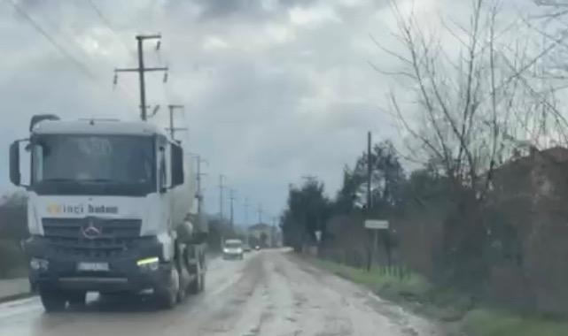 Çağlayan yolu çamur içinde…