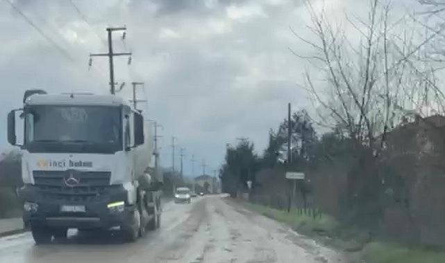 Çağlayan yolu çamur içinde…