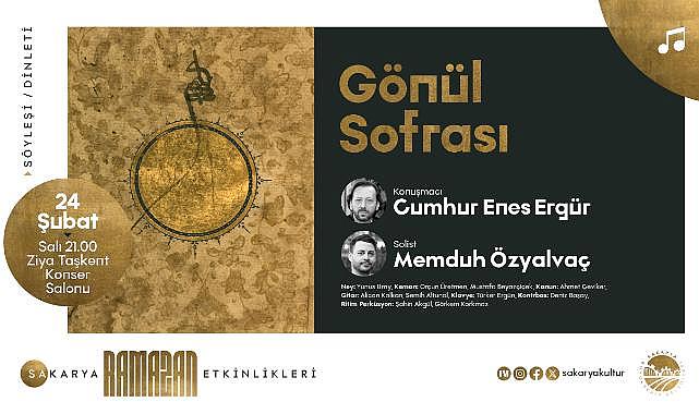 Gönül Sofrası Dinleti Ve Söyleşisi Ziya Taşkent’te