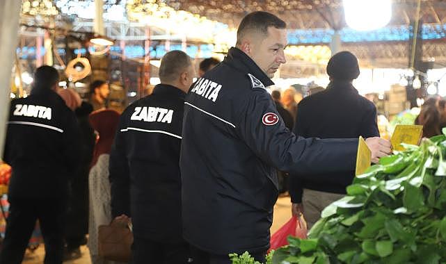 HENDEK ZABITA EKİPLERİNDEN KAPALI PAZAR YERİNDE KAPSAMLI DENETİM