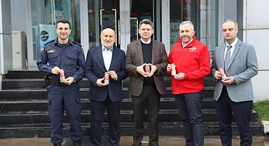 KAYMAKAM GÖKPINAR VE BAŞKAN PÜSKÜLLÜ FABRİKALARI ZİYARET ETTİ