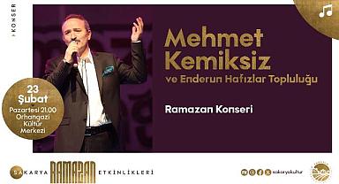 Mehmet Kemiksiz Ramazan konseriyle Sakaryalılarla buluşuyor