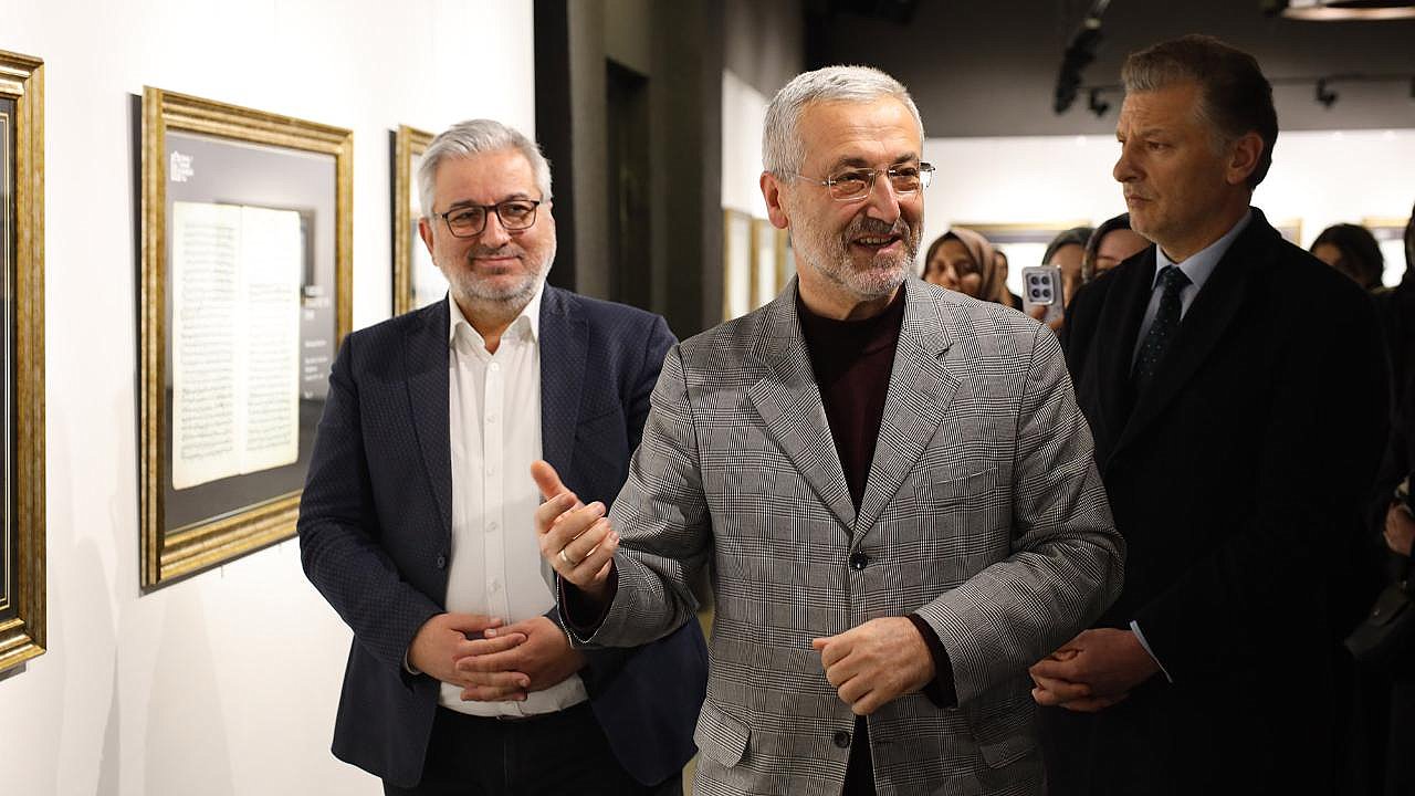 OSM’de Bursevî’ye Vefa Sergi açıldı Panelde Düşünce Dünyası Konuşuldu