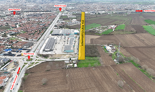 Yazlık Kavşağı’nda Trafik Yükünü Hafifletecek Duble Yolda Çalışmalar Başladı