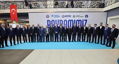 BAŞKAN ALEMDAR BAYRAMLAŞTI