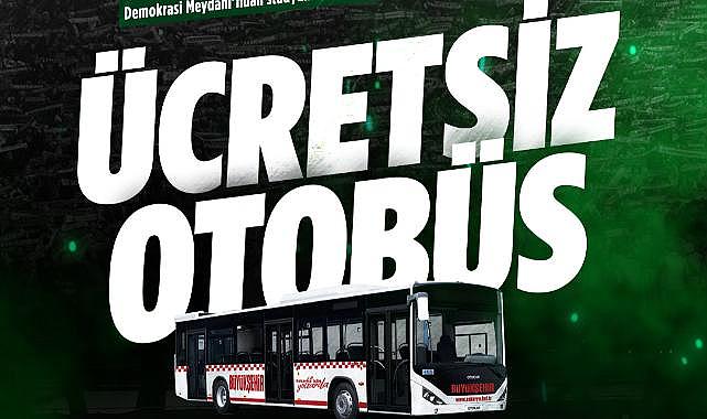 Büyükşehir’den Sakaryaspor Maçı İçin Ücretsiz Ring Seferi