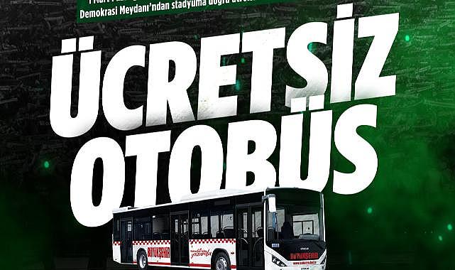 Büyükşehir’den Sakaryaspor Maçı İçin Ücretsiz Ring Seferi