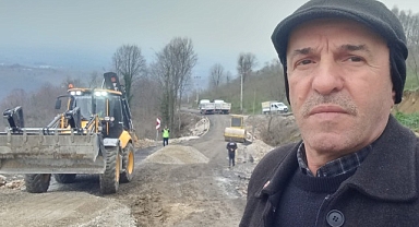 BÜYÜKŞEHİR EKİPLERİ ÇÖKEN BAKACAK YOLUNU TAMİR EDİYOR