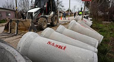 Karakamış Mahallesi’ne 3 bin 500 Metrelik Yağmursuyu Hattı Kısa Sürede Kazandırıldı