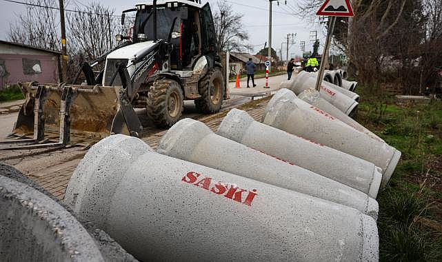Karakamış Mahallesi’ne 3 bin 500 Metrelik Yağmursuyu Hattı Kısa Sürede Kazandırıldı