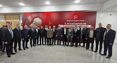 MHP İLÇE BAŞKANLARI TAM KADRO ANKARADA