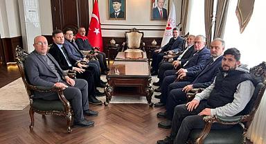 SAKARYA İL TARIM VE ORMAN MÜDÜRÜ ASIM BAŞ, KAYMAKAM GÖKPINAR'I ZİYARET ETTİ.