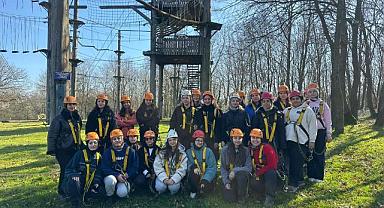SAÜ’lü Gençler Macera Park’ta kamp deneyimi yaşadı