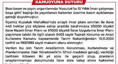 AKYAZI BELEDİYESİNDEN BASIN AÇIKLAMASI