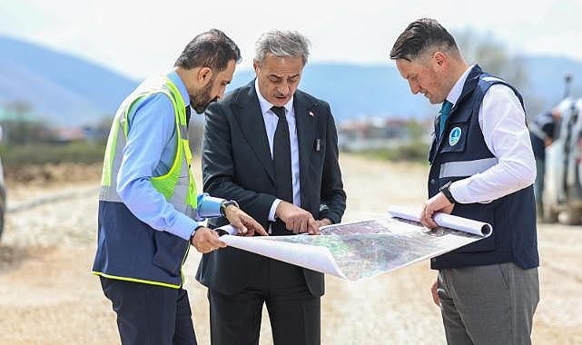 Başkan Alemdar, Yazlık Kavşağı’na Alternatif Olacak Duble Yol Sahasında