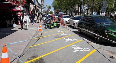 Büyükşehir, şehirde bir ‘motorcu dostu uygulama’ daha yaptı.