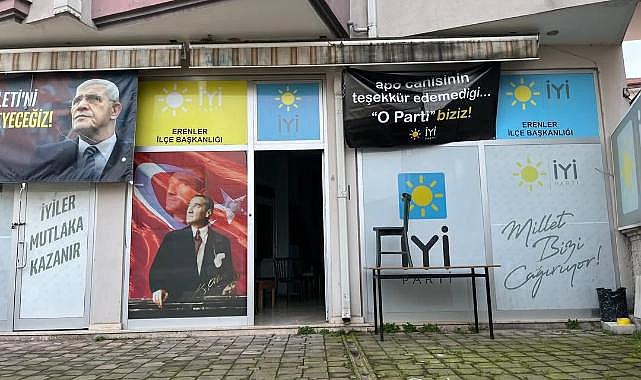 İYİ Parti’den Pankartlı Mesaj: “Apo Canisinin Teşekkür Edemediği O Parti Biziz”