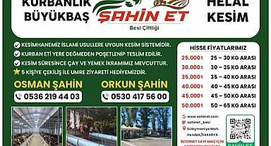 ŞAHİN ET BESİ ÇİFLİĞİNDEN 23 NİSAN MESAJI