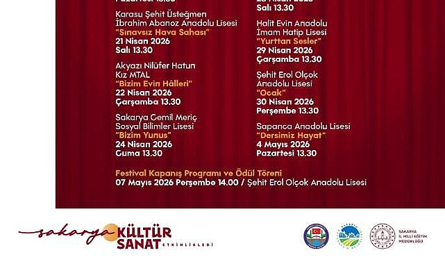 Sakarya’da Tiyatro Festivali Coşkusu Devam Ediyor