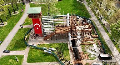 Sakarya'nın kültürel simgesi Tarihi Çark’ta titiz çalışma devam ediyor