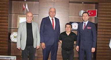 EFSANE SPORCU HALİL MUTLU’DAN SESOB’A ZİYARET