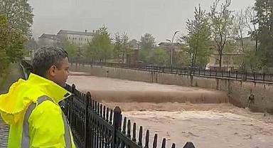 KAYMAKAM GÖKPINAR, ULUDERE ÇAYI KENARINDA İNCELEMELERDE BULUNDU