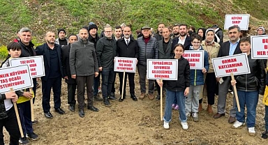 MİLLETİN RIZASI OLMADAN, MİLLETİN TOPRAKLARINA EL KOYAMAZSINIZ…