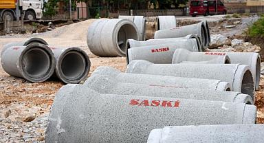 SASKİ, yeni ulaşım güzergahının altyapısını 5 kilometrelik hatla hazırladı