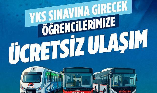Büyükşehir’den üniversite adaylarına ücretsiz ulaşım