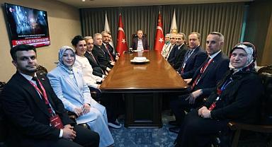 Cumhurbaşkanı Erdoğan'la proje ve yatırımlarla ilgili bilgiler paylaşıldı