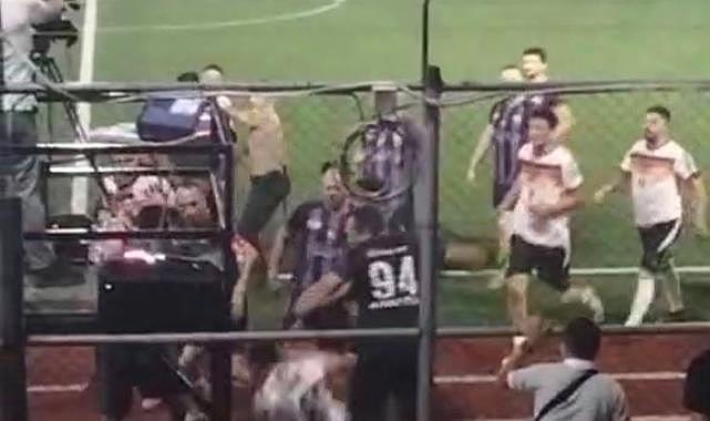 Hendek Kaymakamlık Turnuvası'nda olaylı maç! Esnaf takımına biber gazı...
