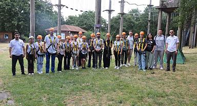Macera Park’ta uluslararası buluşma: Erasmus öğrencileri doğayla öğrenmenin keyfini yaşadı