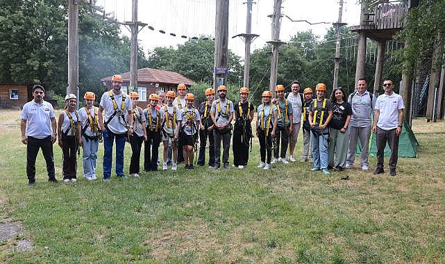 Macera Park’ta uluslararası buluşma: Erasmus öğrencileri doğayla öğrenmenin keyfini yaşadı